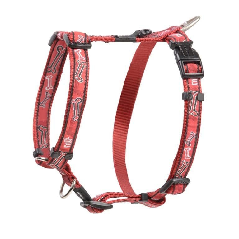 Rogz Fancy Dress Tuig M Red Rogz Bone Göğüs Tasması
