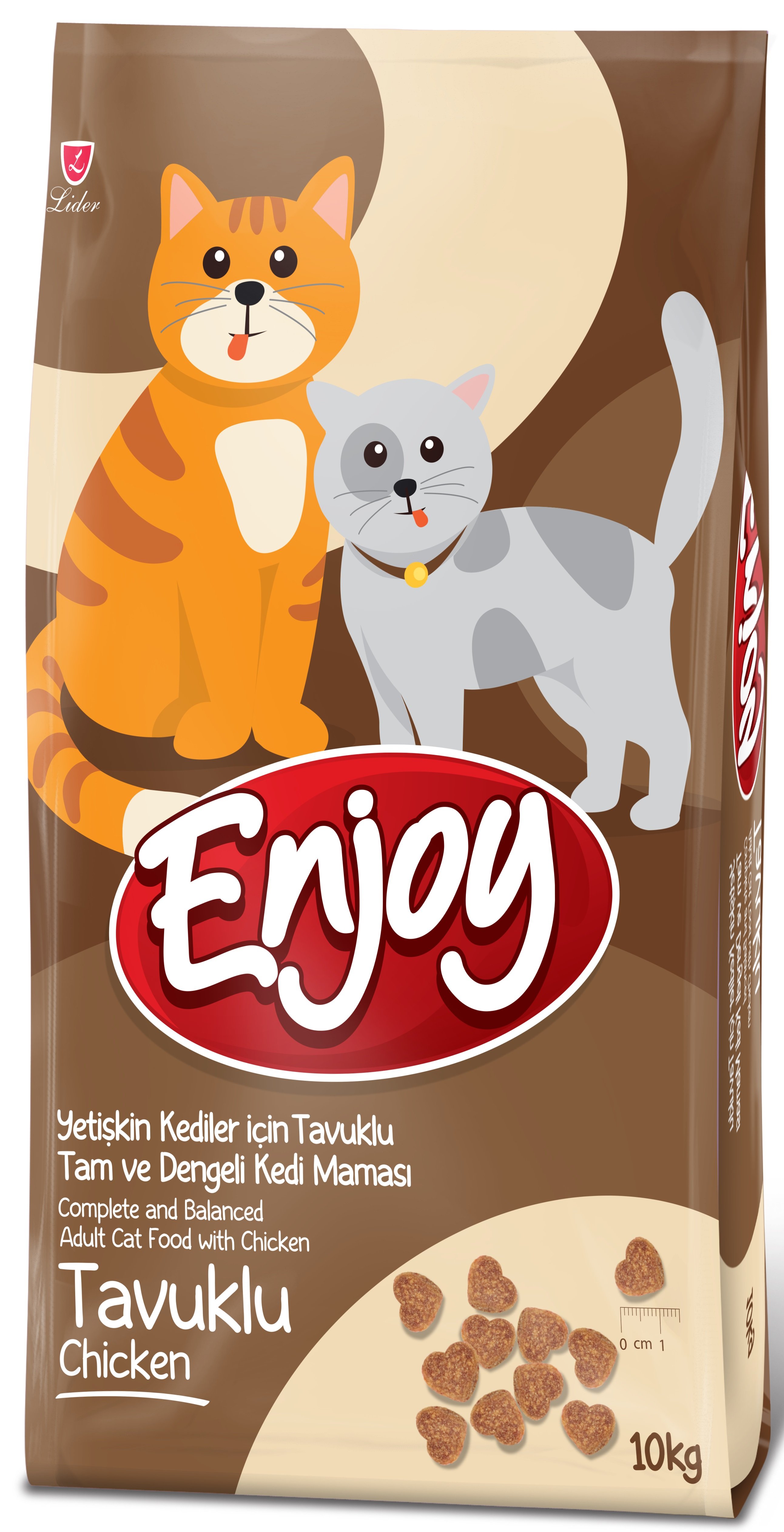 Enjoy Tavuk Etli Yetişkin Kedi Maması 10 Kg