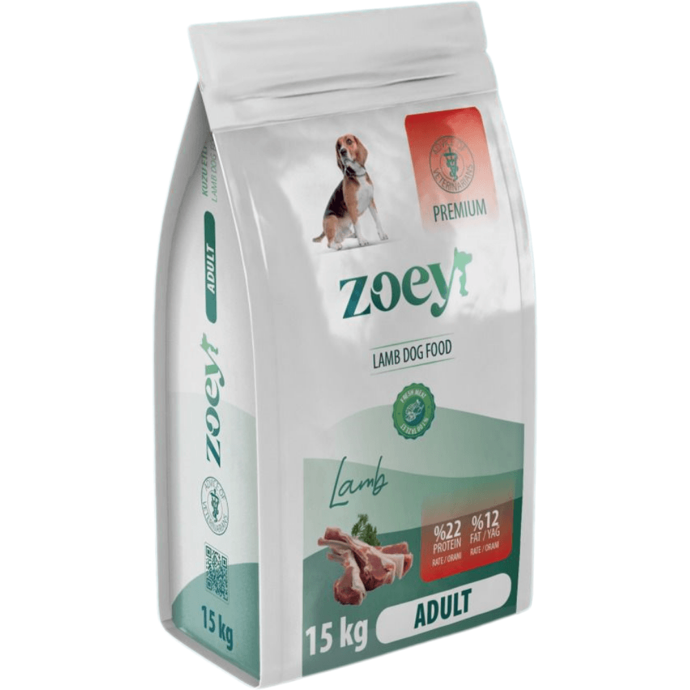 Zoey Kuzulu Yetişkin Köpek Maması 15 KG