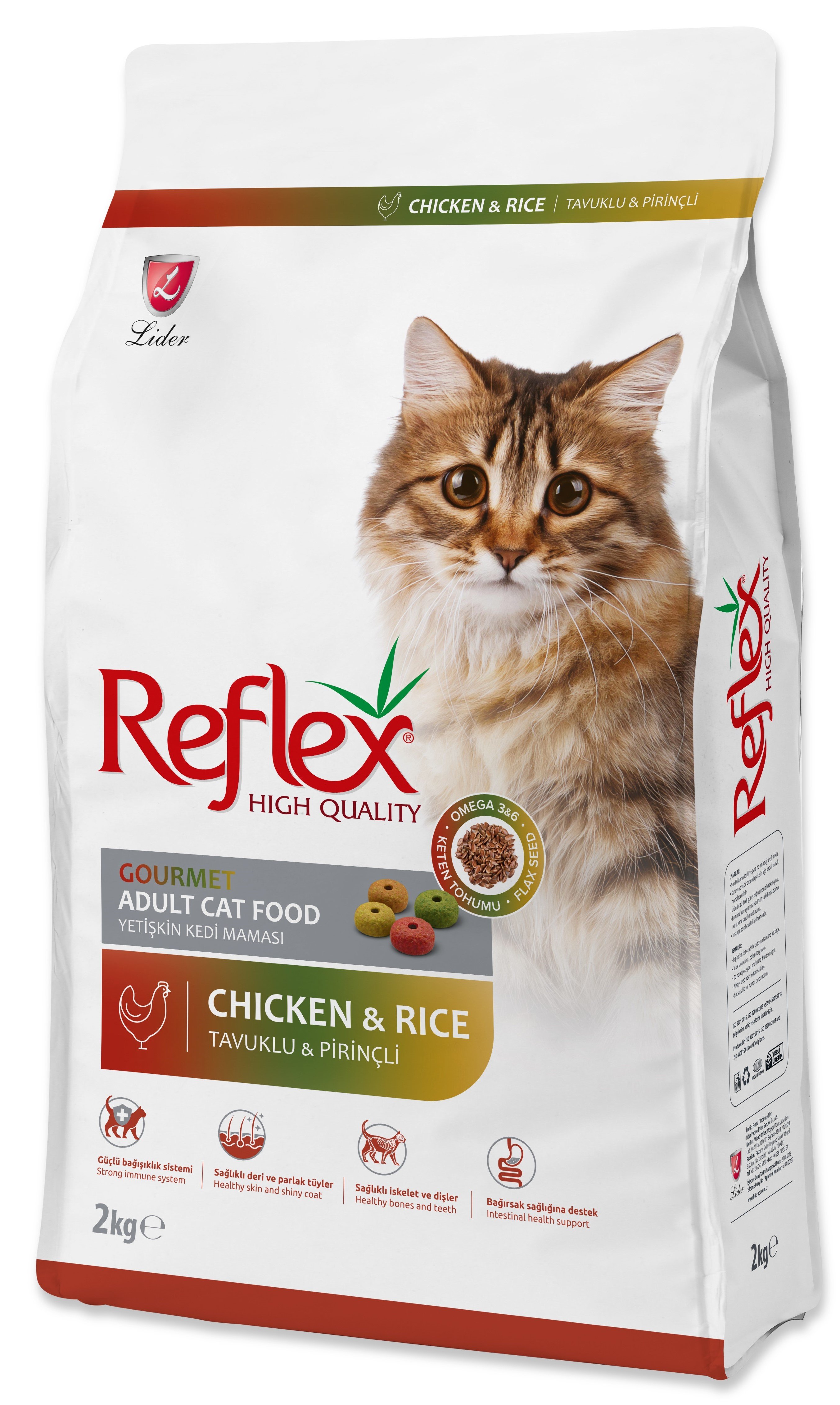 Reflex Multi Color Tavuk EtliYetişkin Kedi Maması 2 Kg