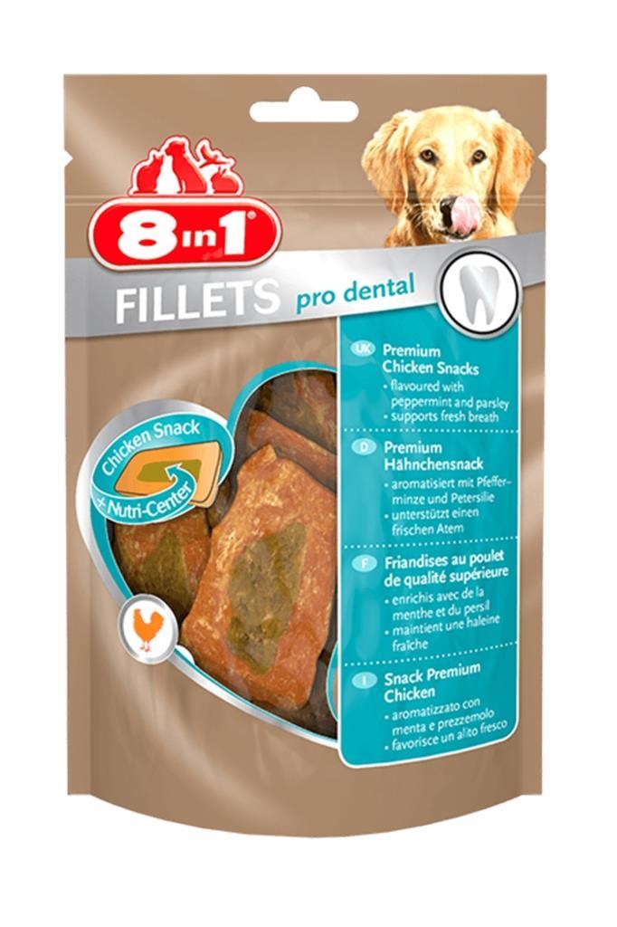 8in1 Fillets Pro Dental Köpek Ödülü 80 Gr