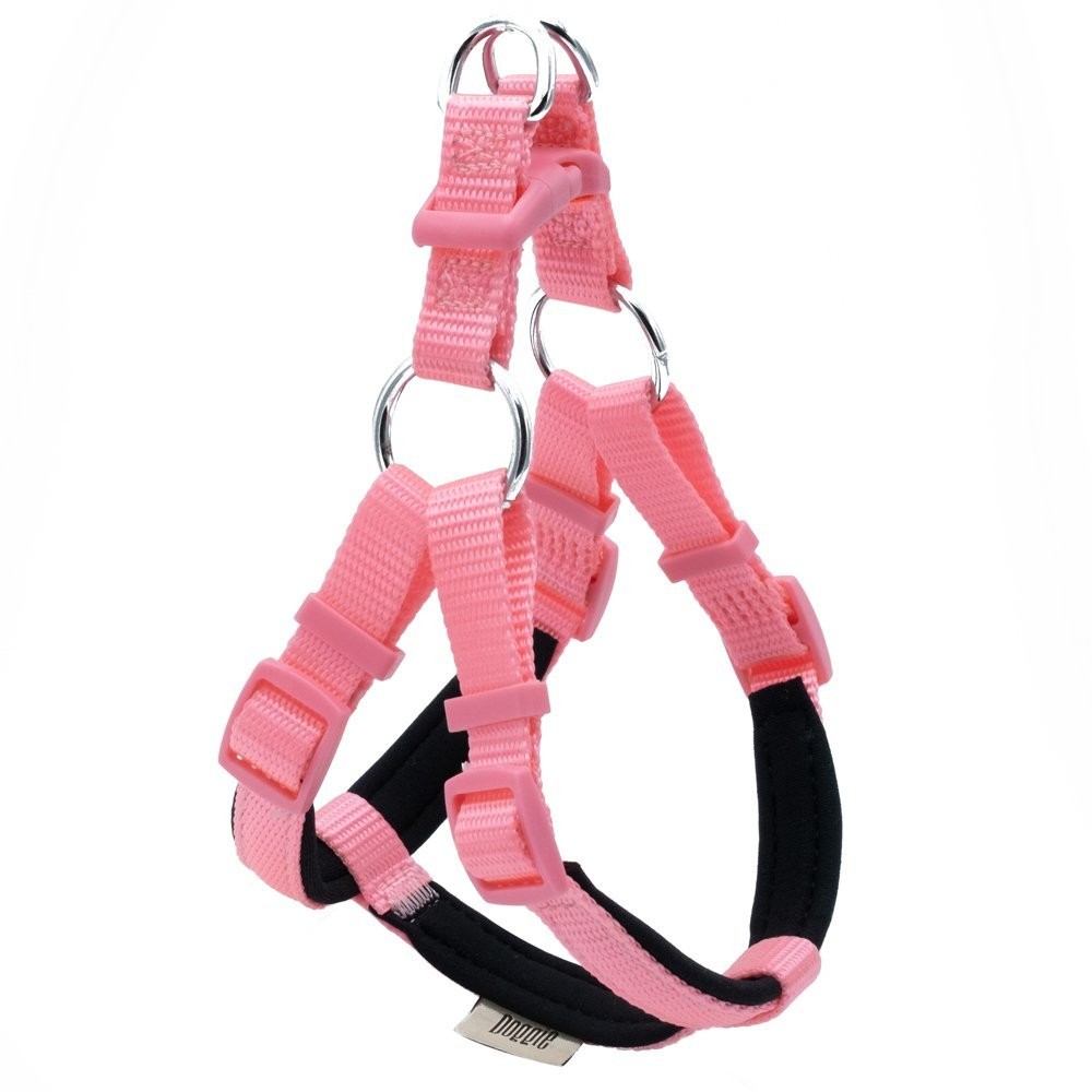 Doggie Comfort Ronin Yumuşak Dokuma Göğüs Tasması XS 1.5x35-45 Cm Pembe