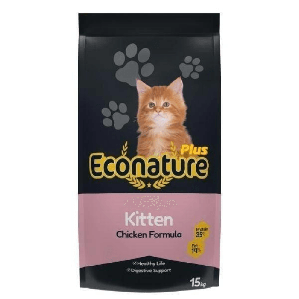 Econature Plus Tavuk Etli Yavru Kedi Maması 15 Kg