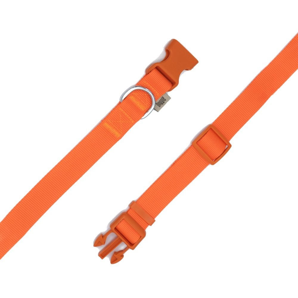 Doggie Ayarlanabilir Özellikli Dokumadan El Yapımı Köpek Boyun Tasması 3x45-60 Cm Turuncu