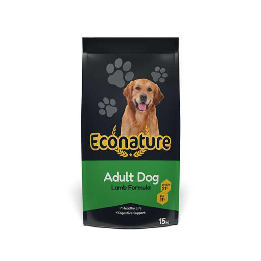 Econature Plus Kuzulu Yetişkin Köpek Maması 15 Kg