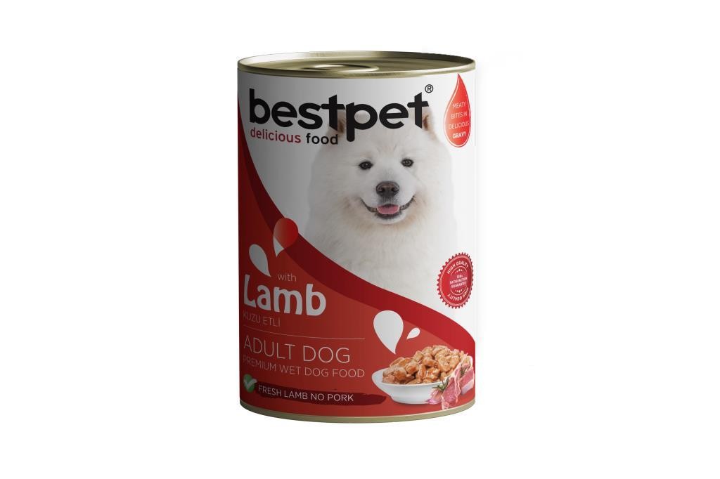 Bestpet Kuzu Etli Yetişkin Köpek Konservesi 400 Gr