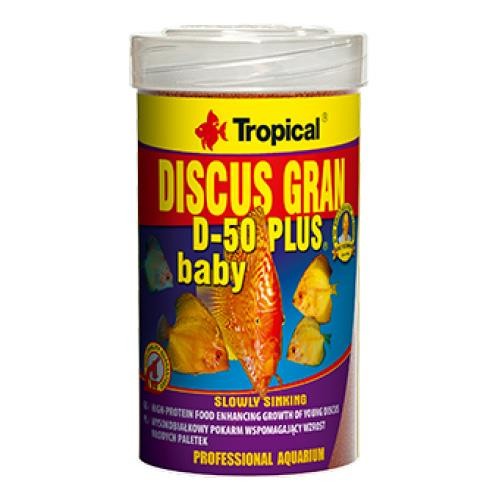 Tropical Discus Gran D-50 Plus Baby 100 Ml/52 Gr