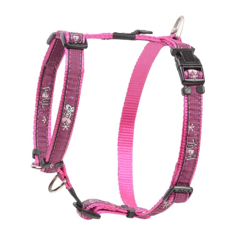 Rogz Fancy Dress Tuig XL Pink Love Göğüs Tasması