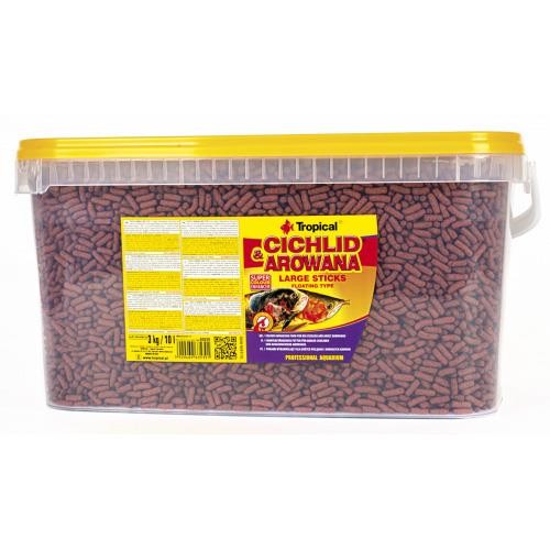 Tropical Cichlid&Arowana L Sticks 10 Lt