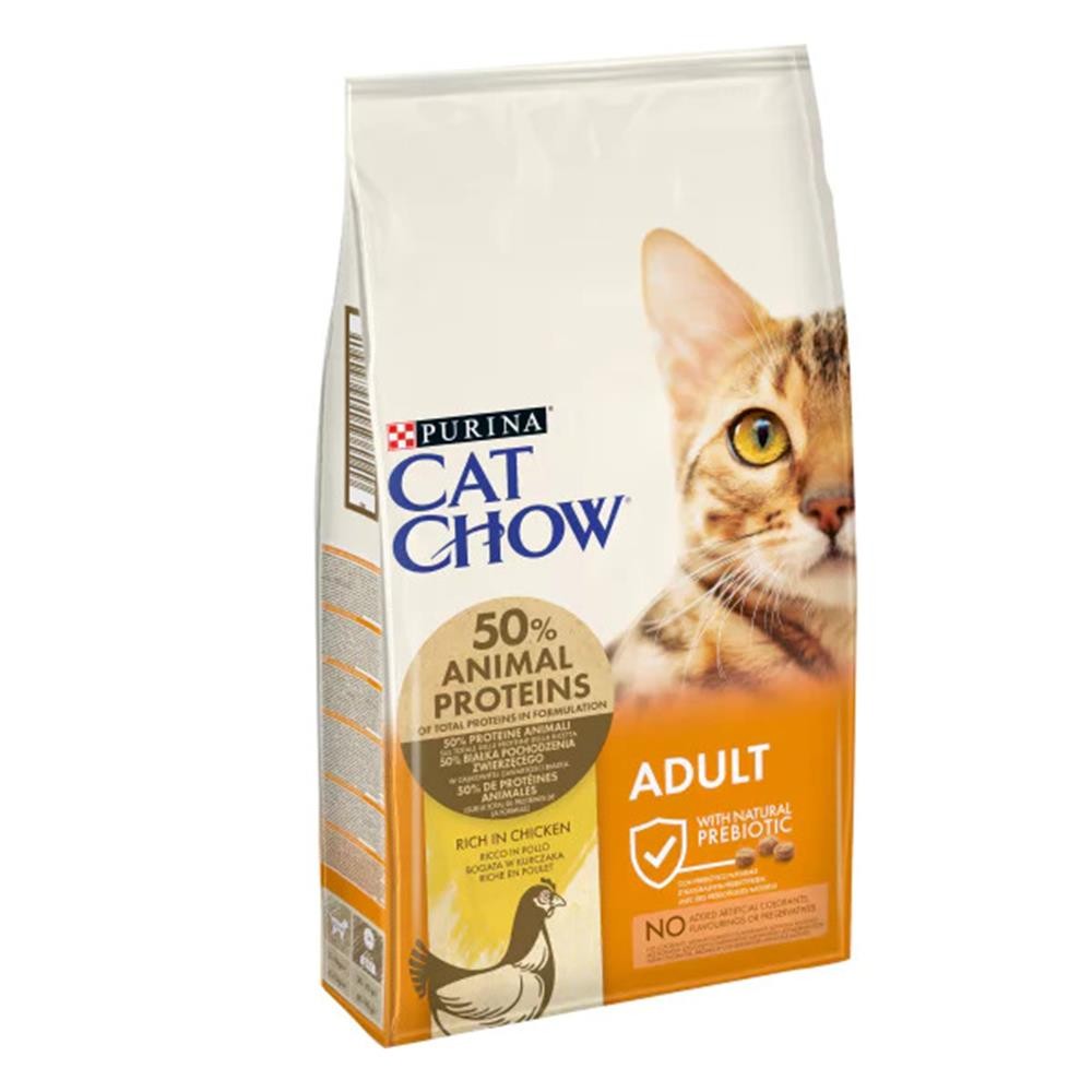 Cat Chow Hindi ve Tavuk Etli Yetişkin Kedi Maması 15 Kg