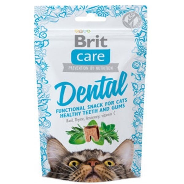 Brit Care Kedi Diş Bakımı Snack Dental Kedi Ödülü 50 Gr