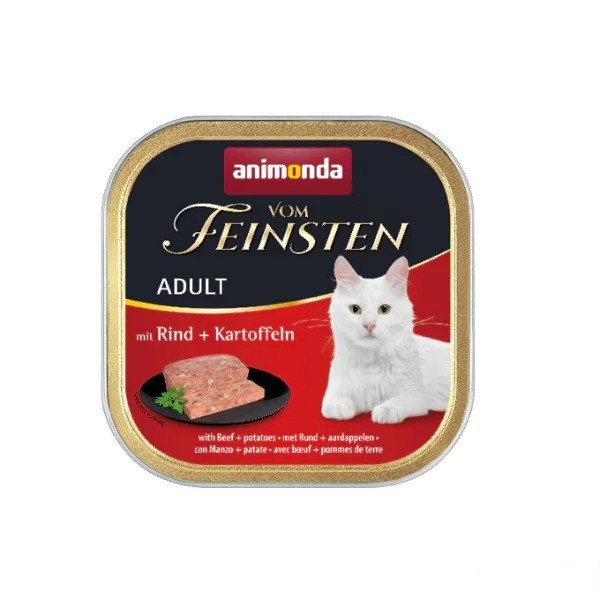 Animonda Vom Feinsten Sığır Etli ve Patatesli Yetişkin Kedi Konservesi 100 Gr