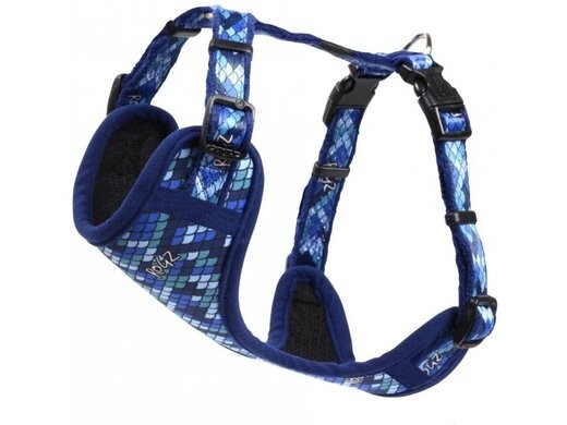 Rogz Fashion Tuig M Amphibian Blue Göğüs Tasması