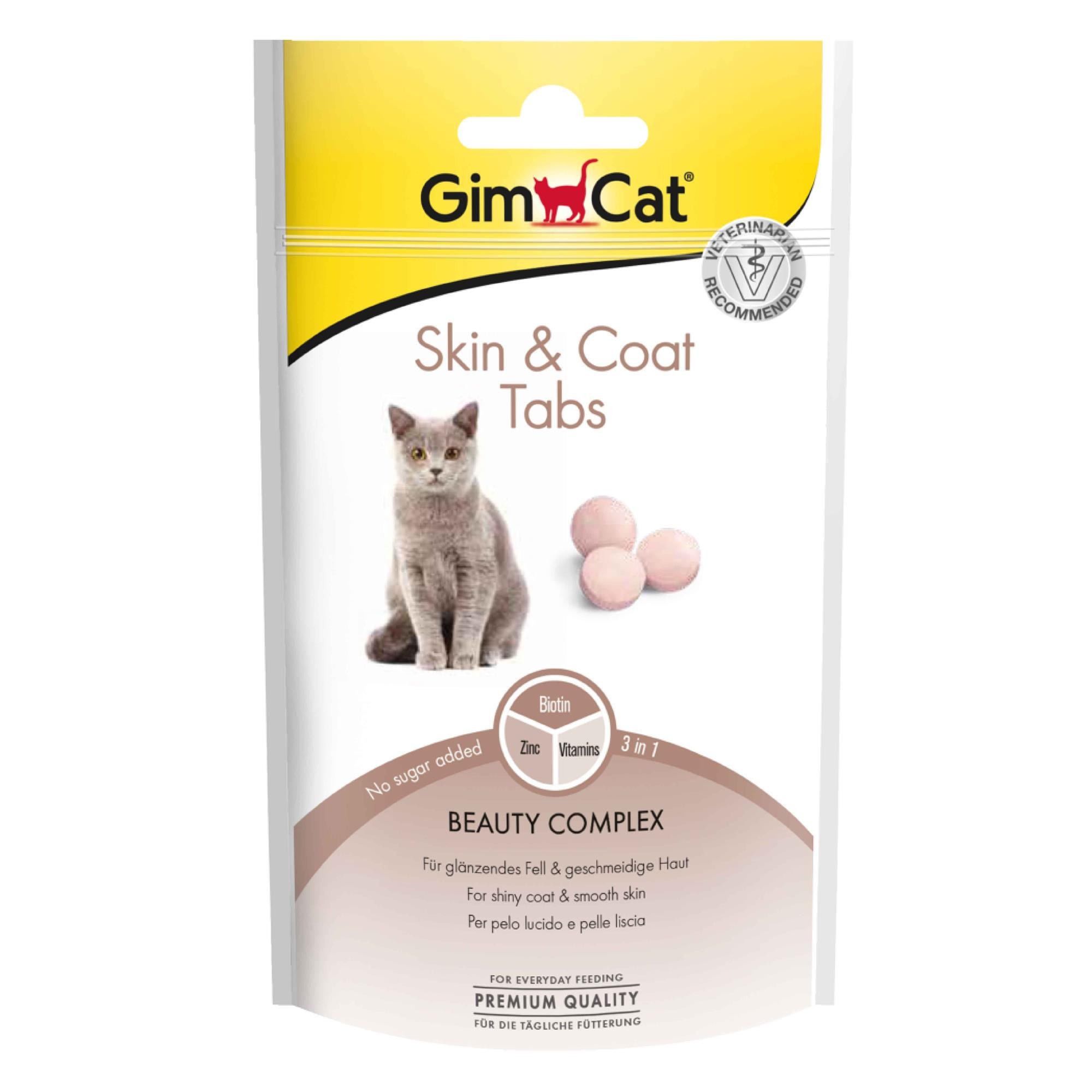 GimCat Skin Coat Tabs Deri Tüy Bakımı Kedi Ödülü 40 Gr