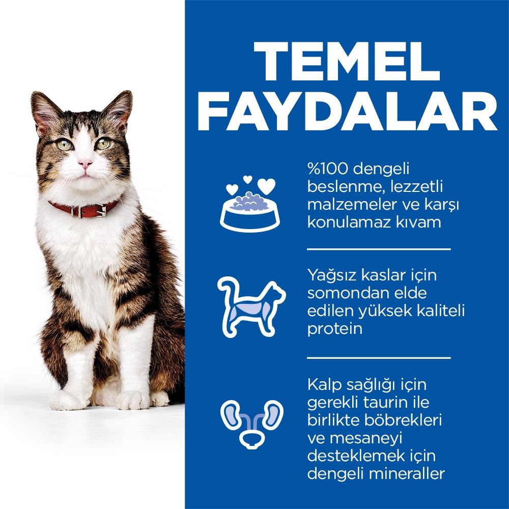 Hill's Culinary Creations Somonlu Havuçlu Yetişkin Kedi Maması 1.5 Kg