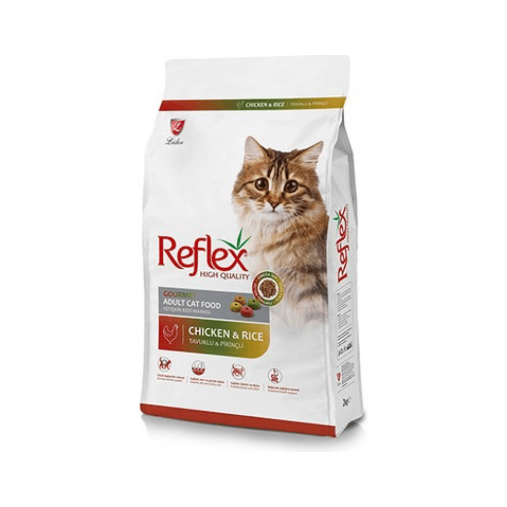 Reflex Multi Color Tavuk Etli Yetişkin Kedi Maması 2 Kg (2 Adet)