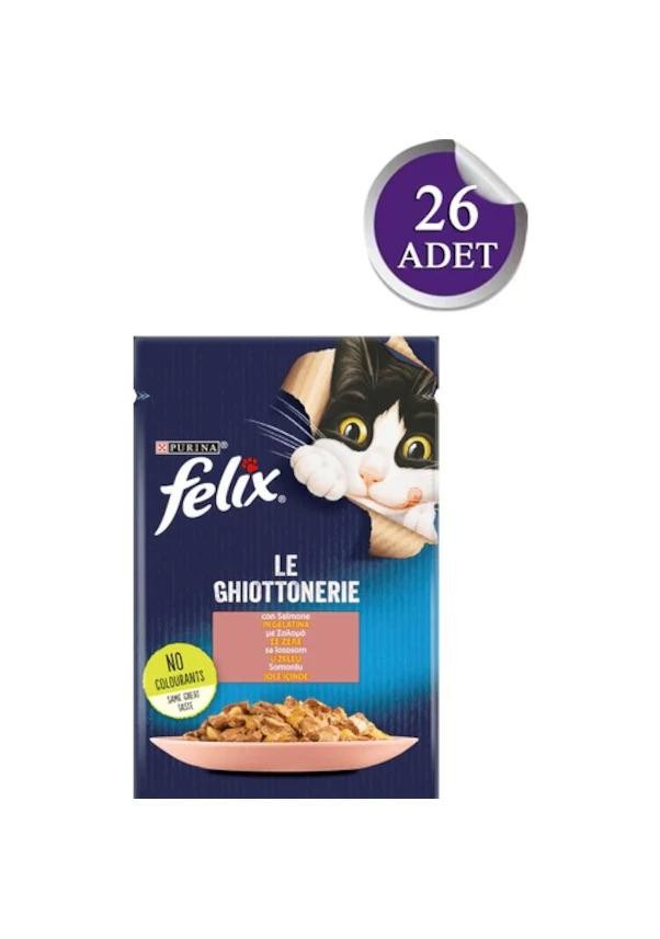 Felix Somon Balıklı Kedi Konservesi 85 Gr (26 Adet)