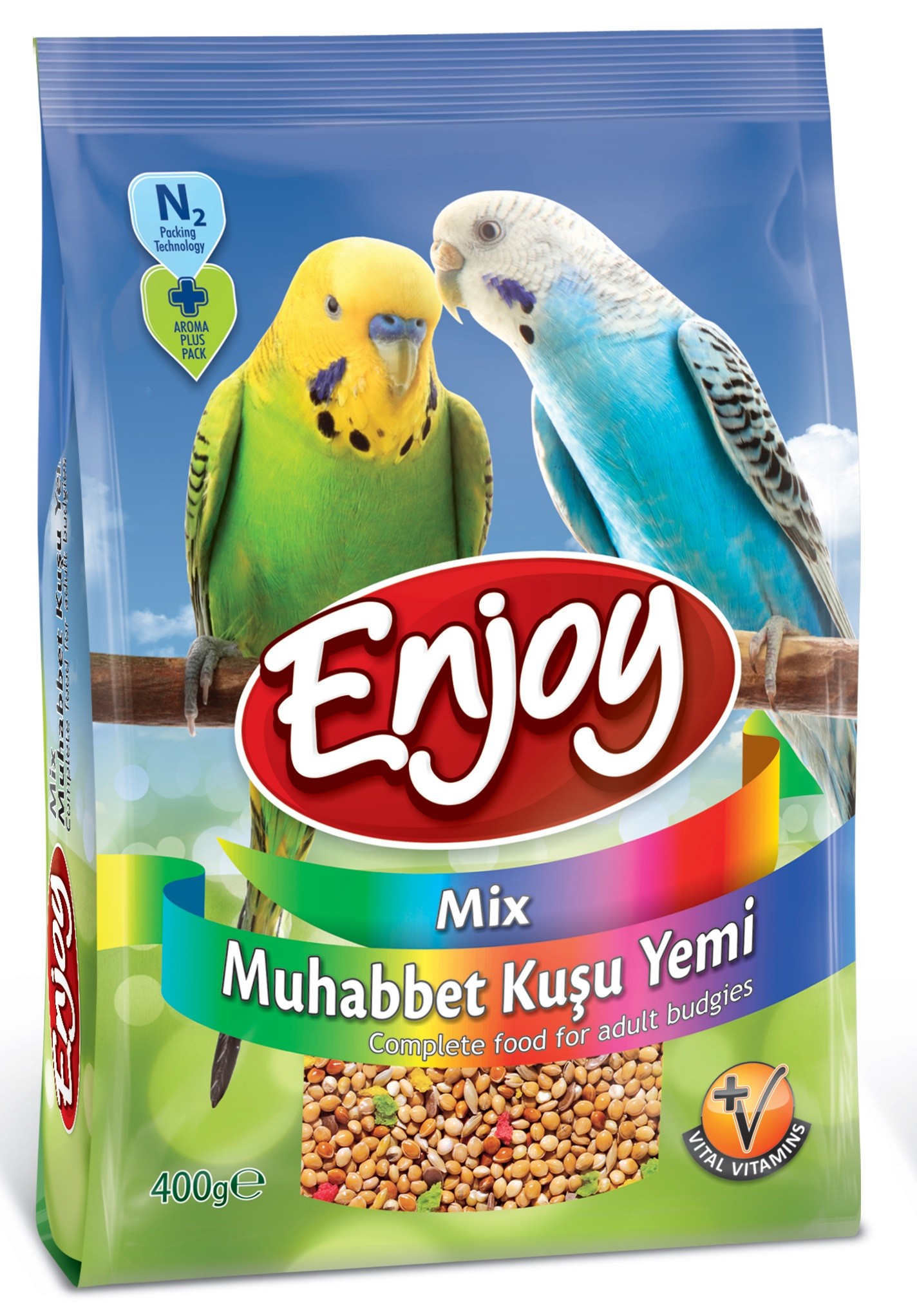 Enjoy Mix Muhabbet Kuşu Yemi 400 Gr