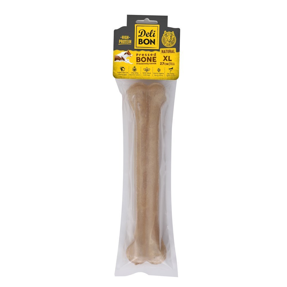Delibon Pres Köpek Kemiği Naturel 27 Cm