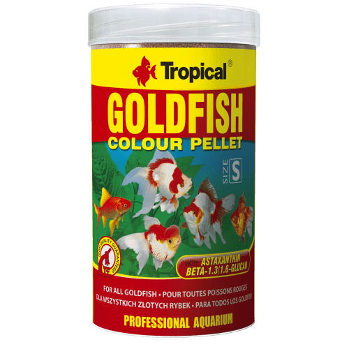 Tropical Goldfish Colour Pellet Size S 5 Lt / 2,25 Kg