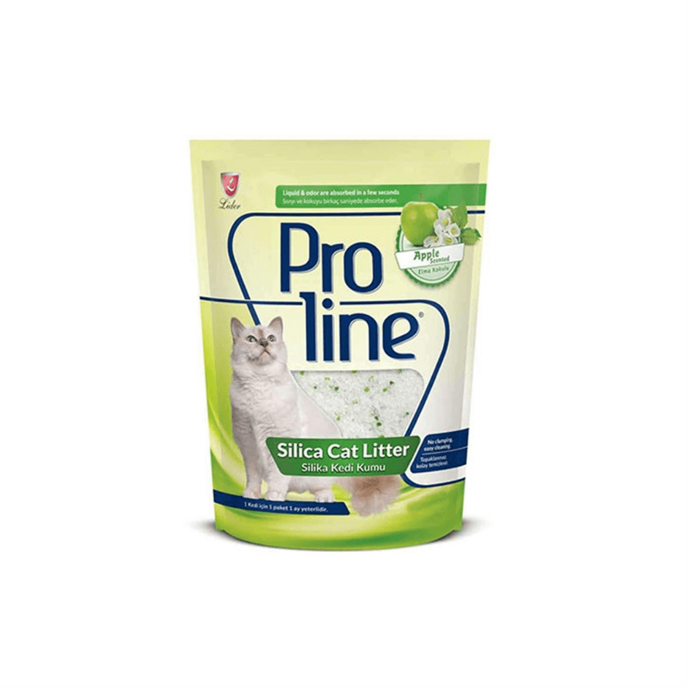 Proline Silika Kristal Elma Kokulu Kedi Kumu 7,6 Litre (4 ADET)