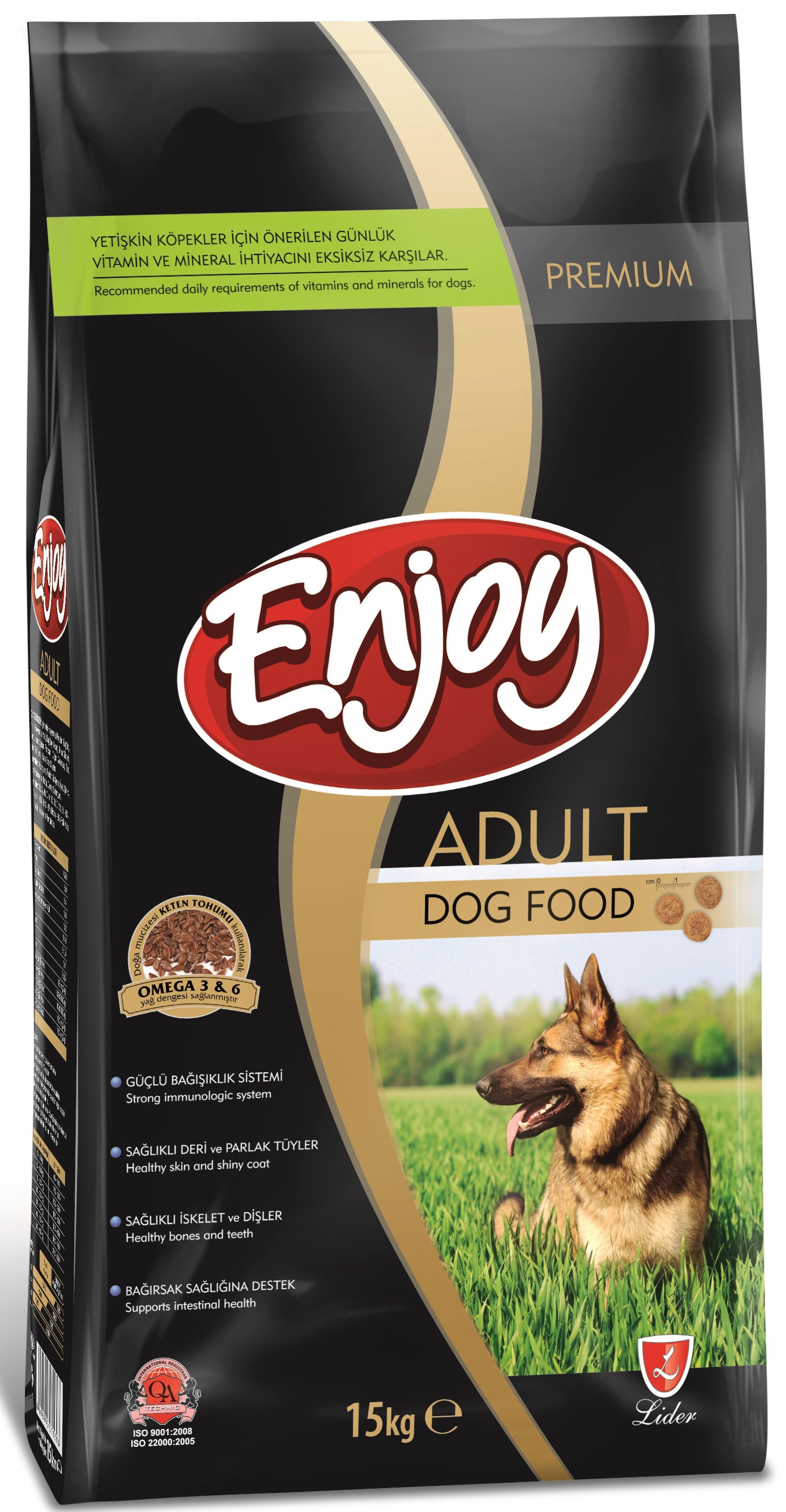 Enjoy Biftekli Yetişkin Köpek Maması 15 Kg