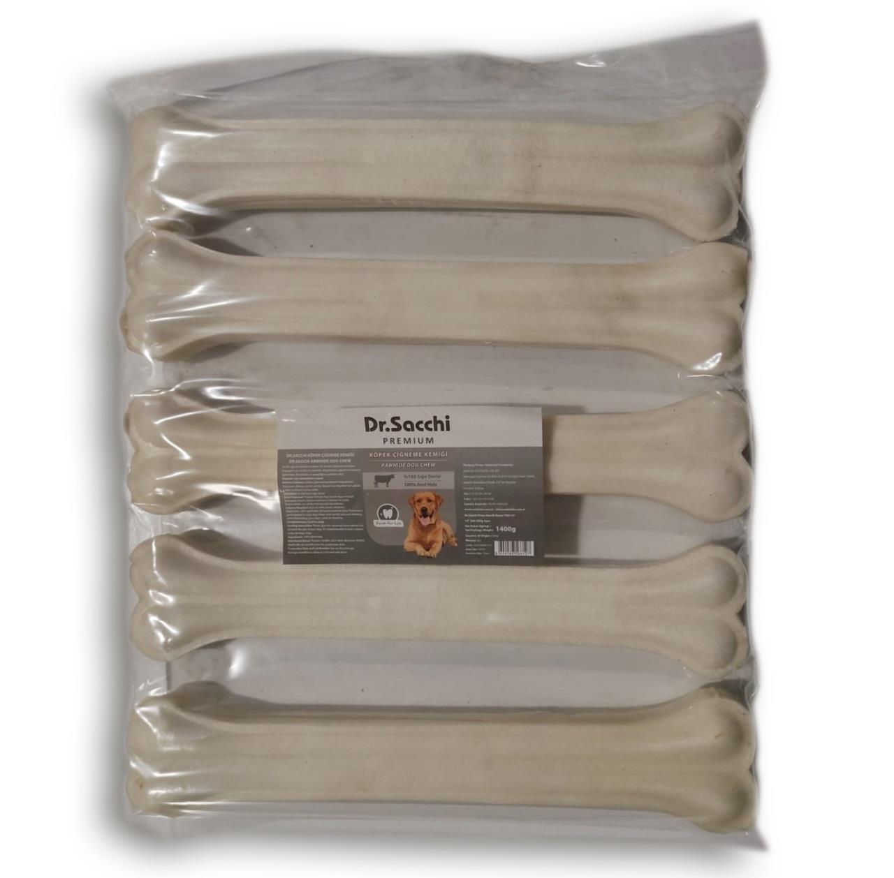 Dr. Sacchi Press Köpek Kemiği 30 Cm (5 Adet)