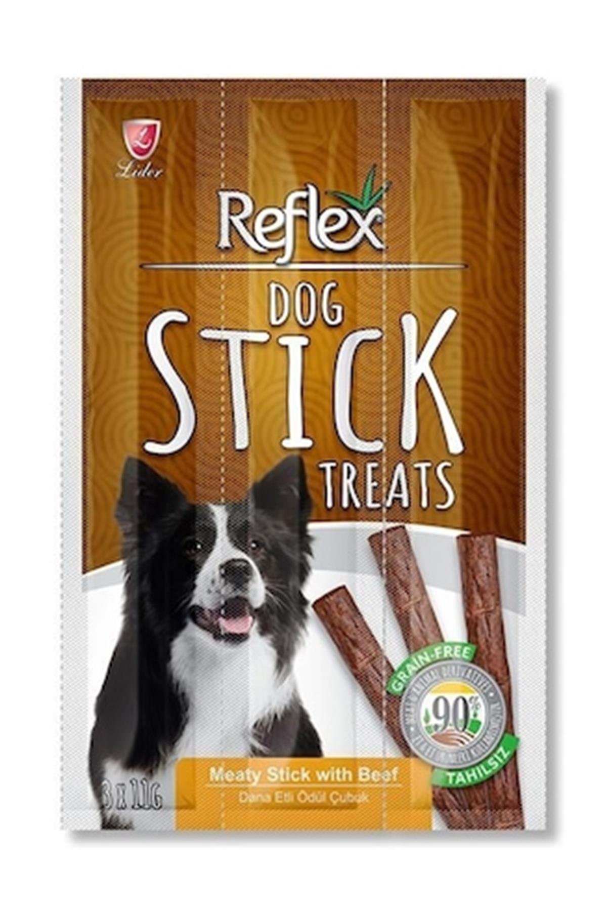 Reflex Sticks Biftekli Köpek Ödül Çubukları 11 Gr (3 Adet)