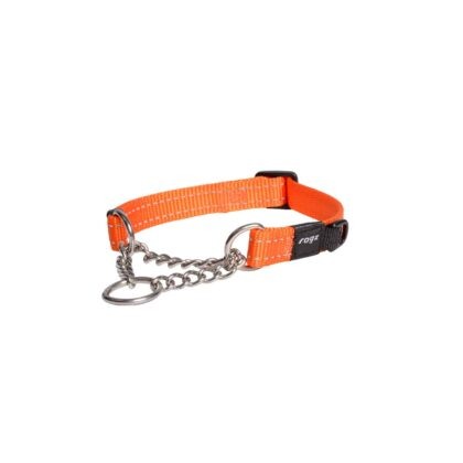 Rogz Utility Control Chain Halsband XL Oranje Boyun Tasması
