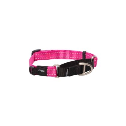 Rogz Utility Control Web Halsband L Roze Boyun Tasması