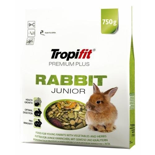 TropiFit Premium Plus Yavru Tavşan Yemi 750 Gr