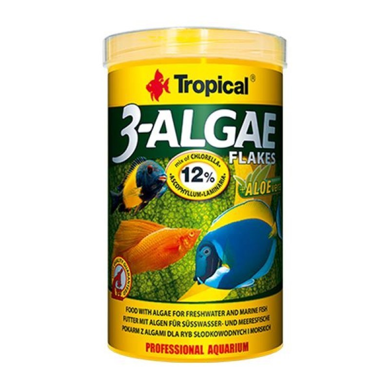 Tropical 3-Algea Flakes 1000 Ml/200 Gr