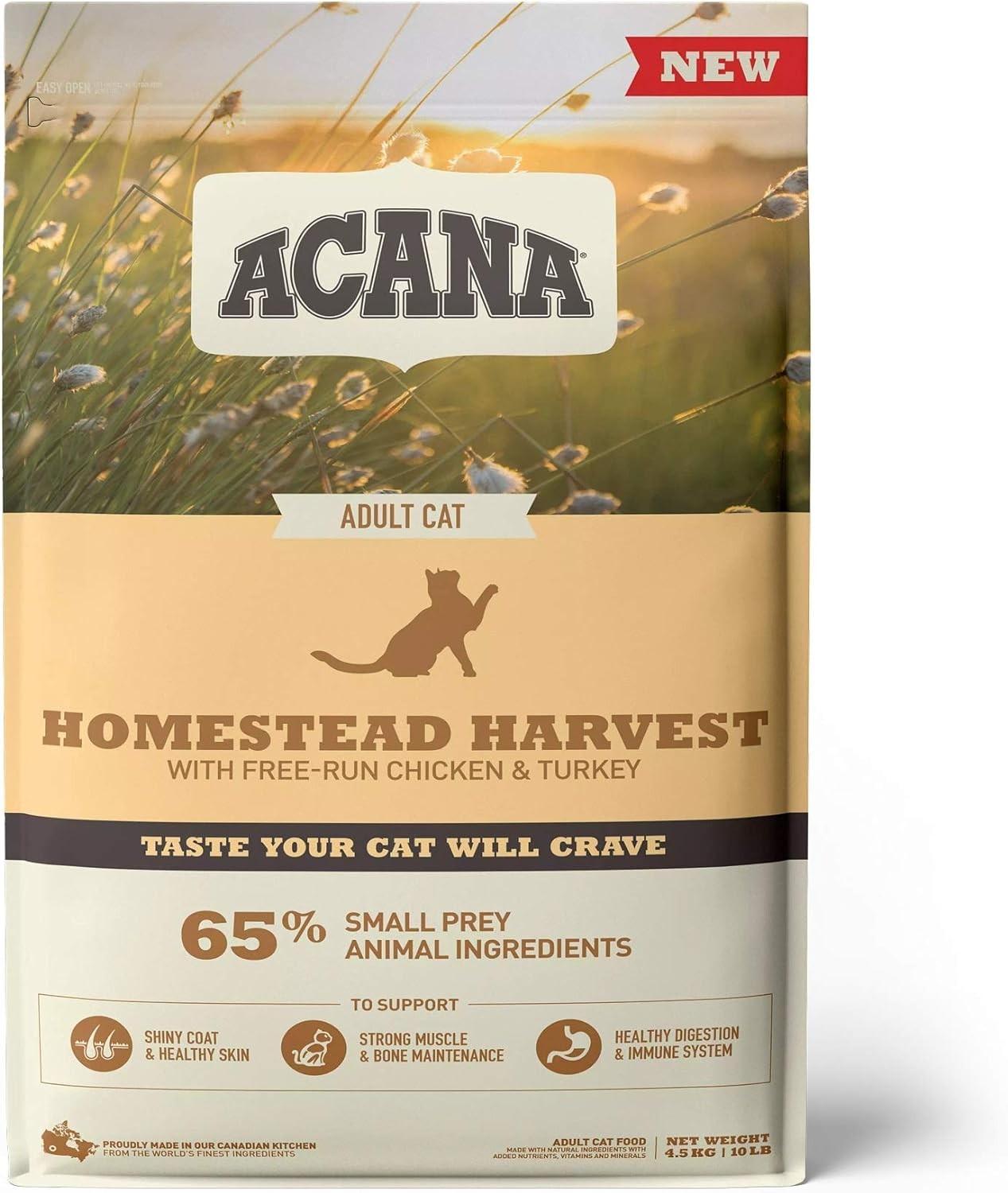 Acana Homestead Harvest Tavuk Etli Hindili Tahılsız Yetişkin Kedi Maması 4.5 Kg