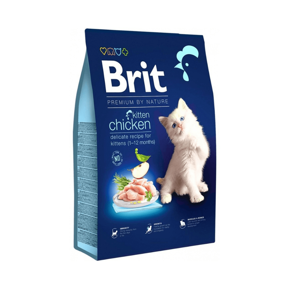 Brit Premium By Nature Kitten Tavuk Etli Yavru Kedi Maması 8 Kg