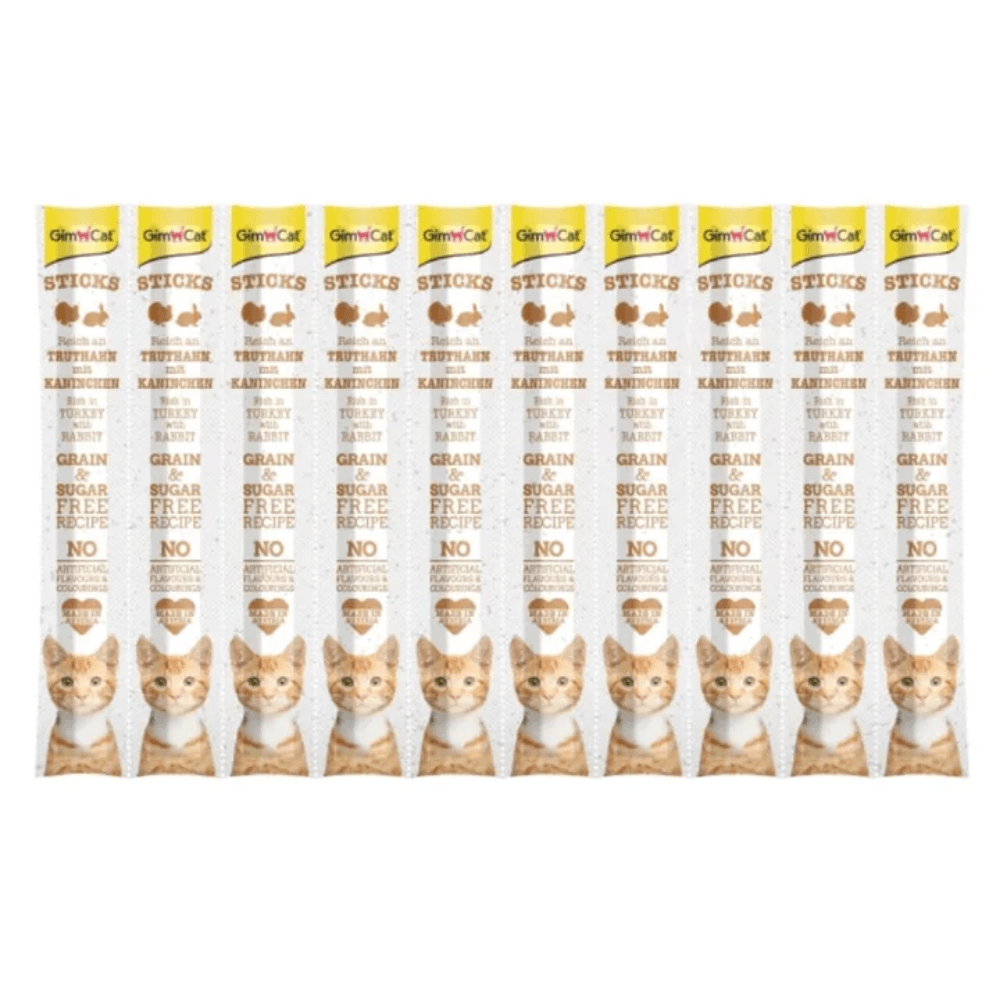 GimCat Sticks Kedi Ödülü Karışık Paket 10 x 5 Gr ( 4 ÇEŞİT)
