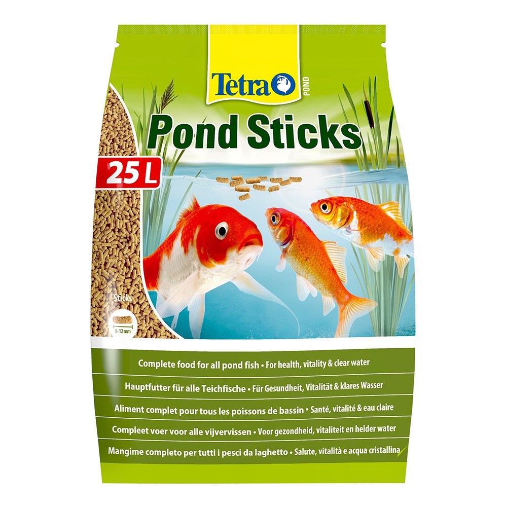 Tetra Pond Sticks Yeşil Havuz Balığı Yemi 25 Lt