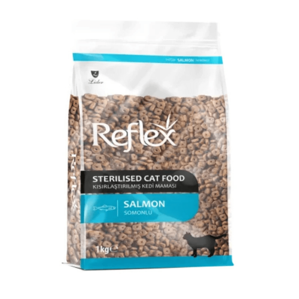 Reflex Somonlu Kısırlaştırılmıış Kedi Maması 1 KG (5 Adet)