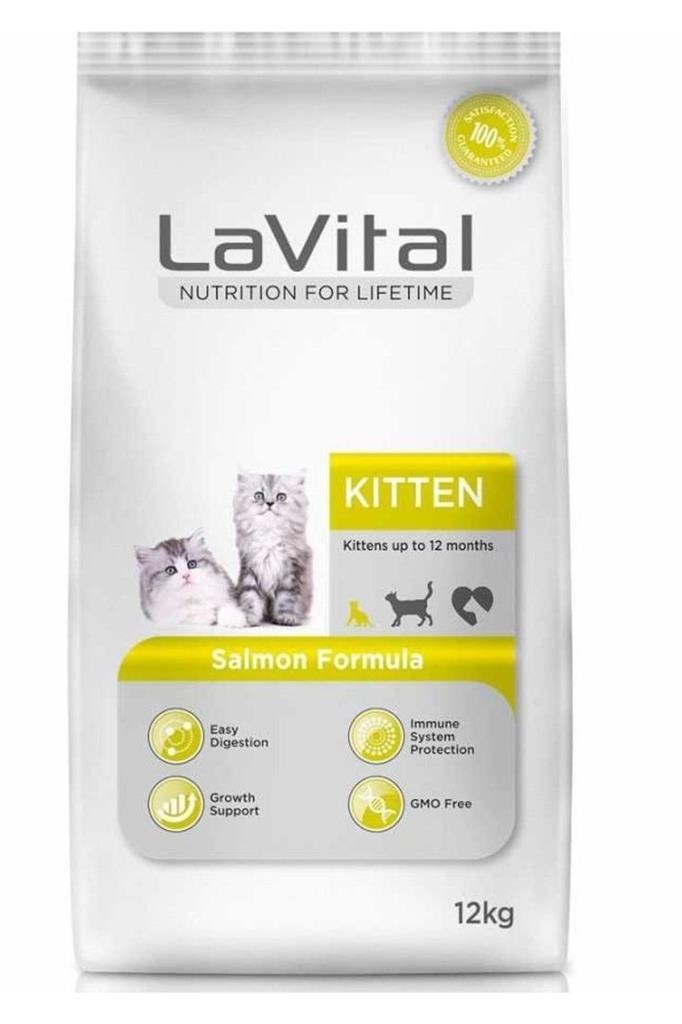 LaVital Somonlu Yavru Kedi Maması 12 Kg