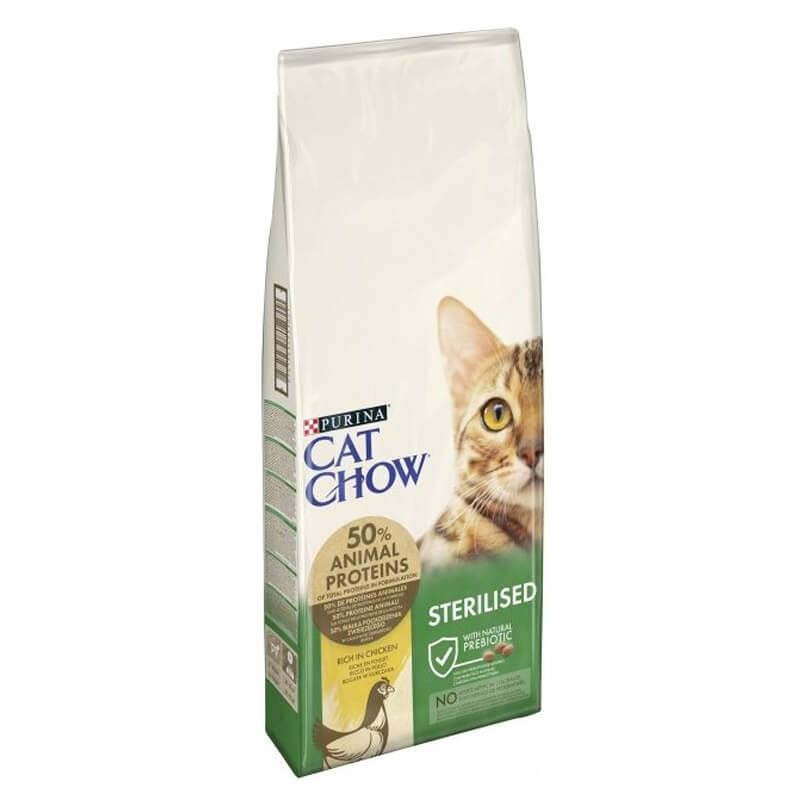 Cat Chow Kısırlaştırılmış Tavuk Etli Yetişkin Kedi Maması 15 Kg