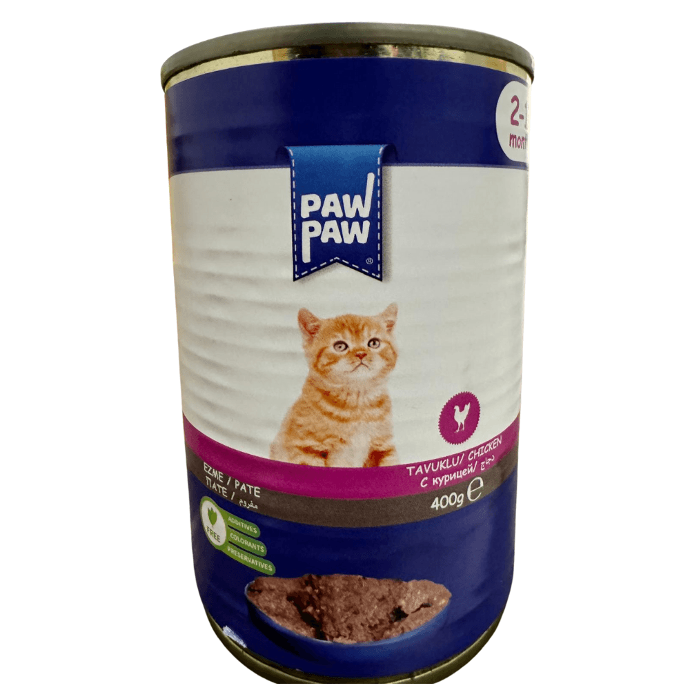 Paw Paw Pate Tavuk Etli Yavru Kedi Konservesi 400 Gr