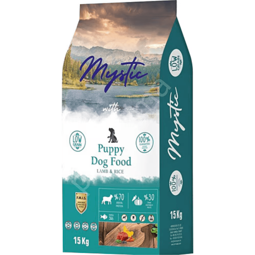 Mystic Az Tahıllı Kuzu Etli Yavru Köpek Maması 15 Kg