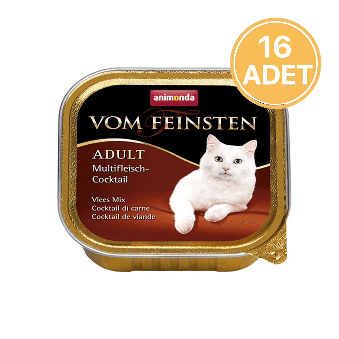 Animonda Karışık Etli Yetişkin Kedi Konservesi 100 Gr (16 Adet)