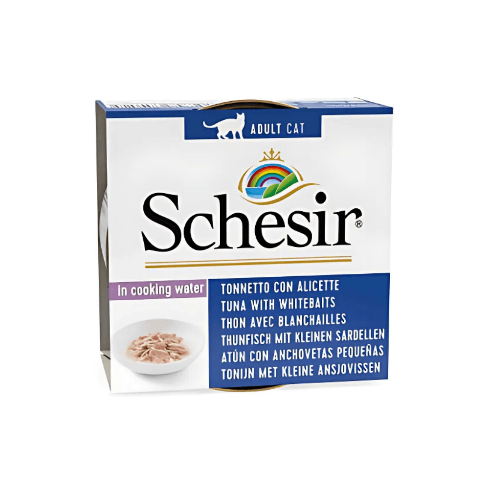 Schesir Ton Balıklı Ringa Balıklı Pirinçli Yetişkin Kedi Konservesi 85 Gr (6 Adet)