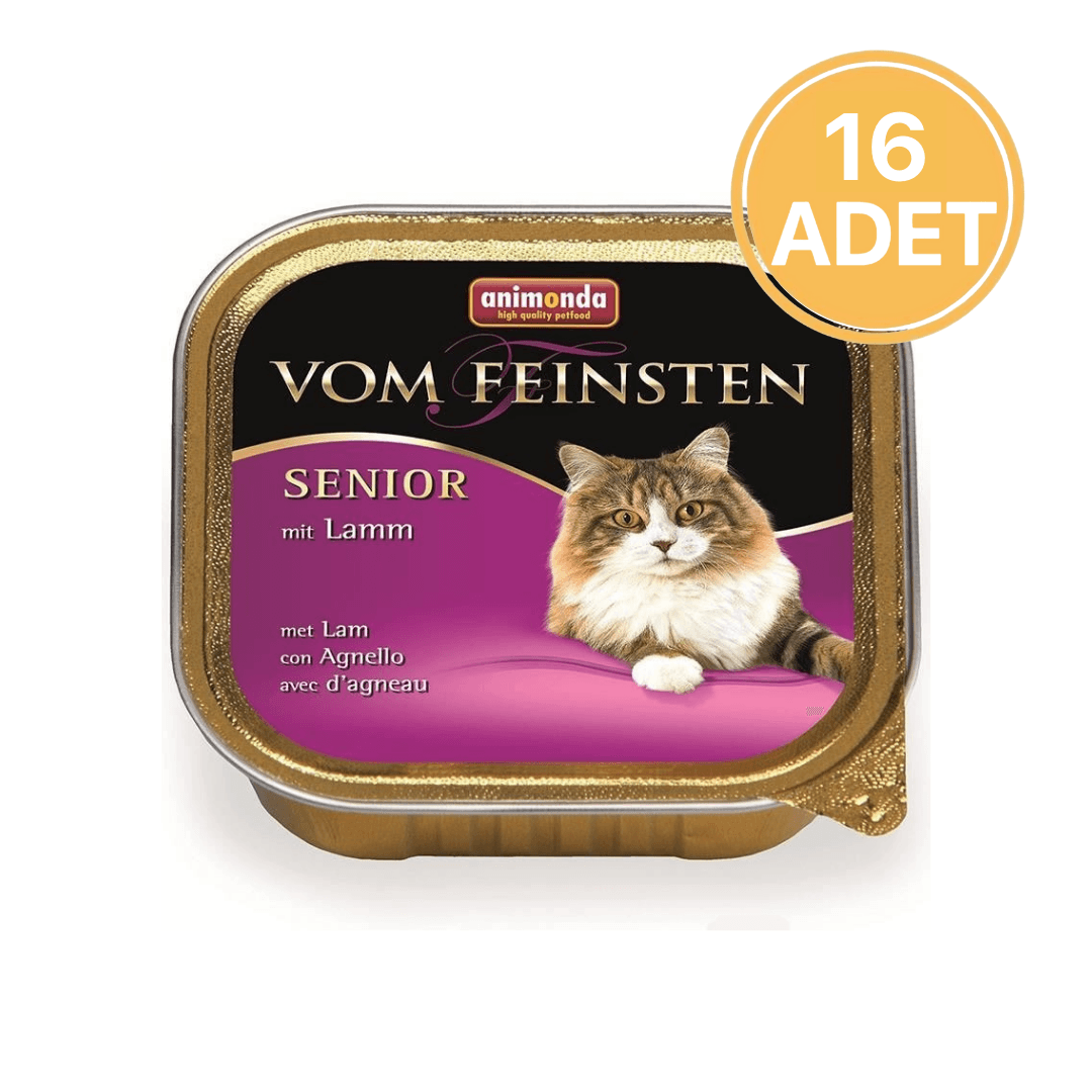 Animonda Vom Feinsten Kuzulu Yaşlı Kedi Konservesi 100 Gr (16 Adet)