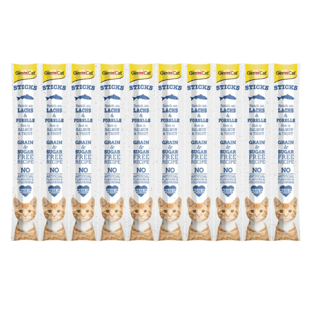 GimCat Sticks Kedi Ödülü Karışık Paket 10 x 5 Gr ( 4 ÇEŞİT)