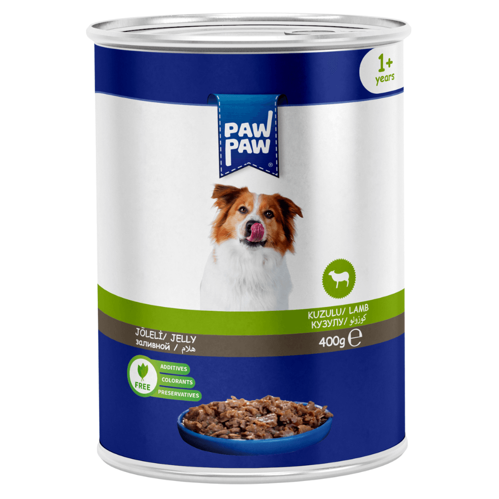 Paw Paw Pate Kuzulu Yetişkin Köpek Konservesi 400 gr