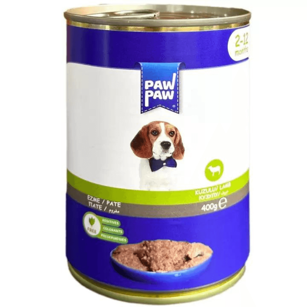 Paw Paw Pate Kuzulu Yavru Köpek Konservesi 400 Gr