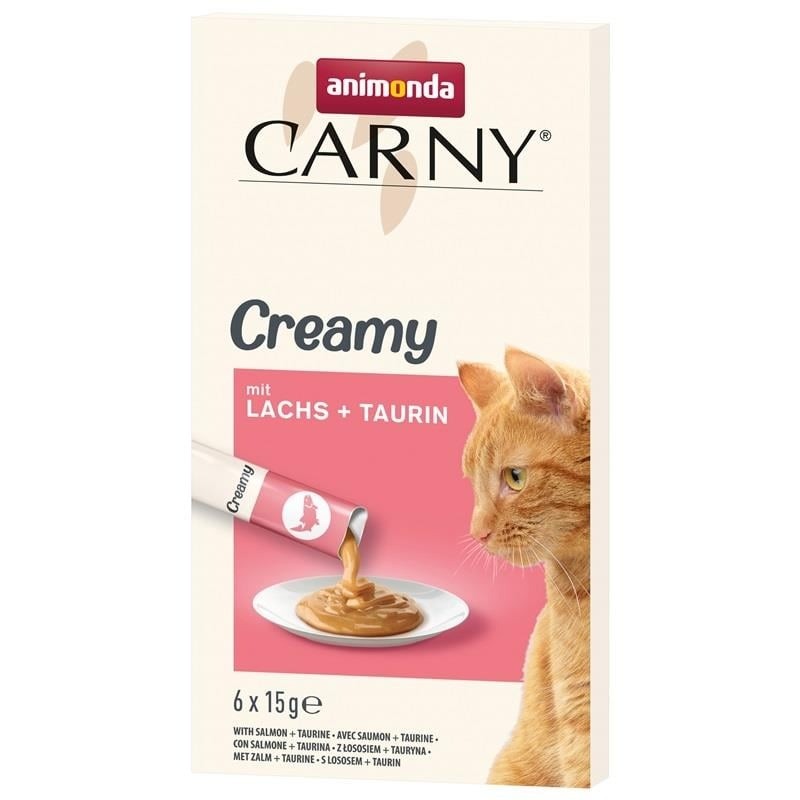 Animonda Snack Carny Somonlu & Taurinli Kedi Kreması 15 Gr (6 Adet)