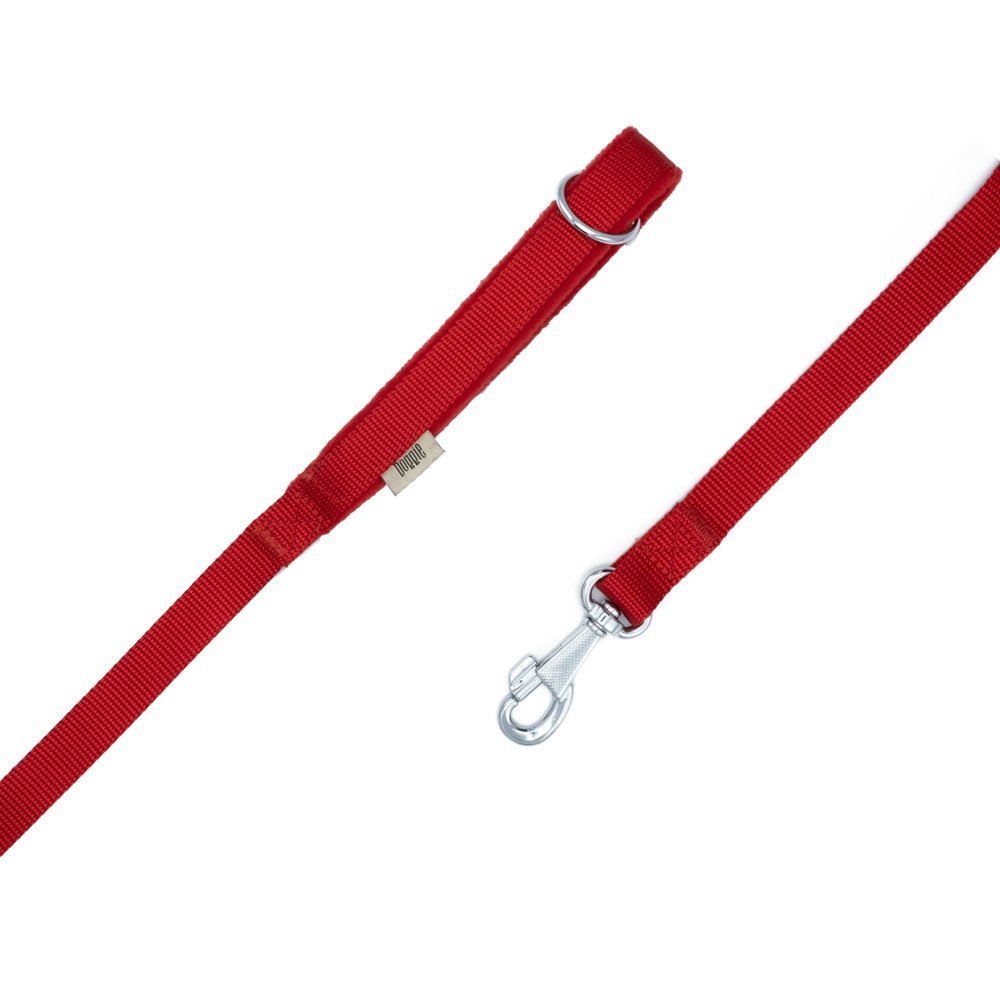 Doggie Polar Dokumadan El Yapımı Köpek Gezdirme Kayışı 2x140 Cm Kırmızı