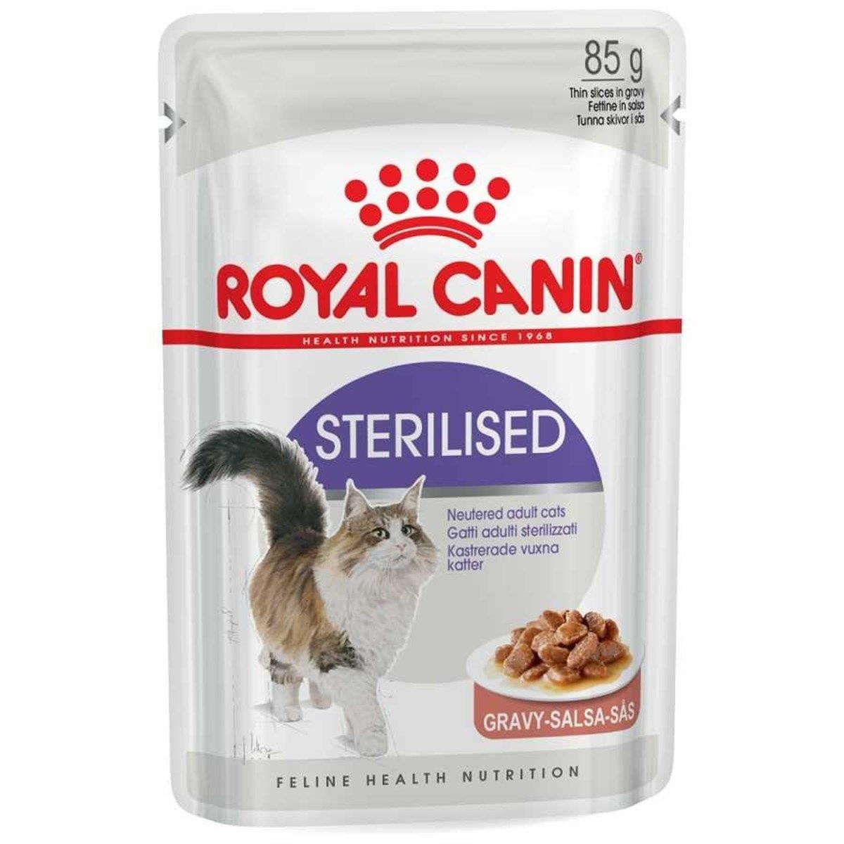 Royal Canin Kısırlaştırılmış Soslu Kedi Konservesi 85 Gr